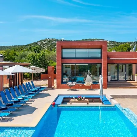 Modern Luxurious With Spa-adria Villa Tisno